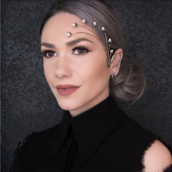 ELVEN EAR GEAR PEARL WING ELABORATE EARRING CULTURED PEARLS & SILVER RIGHT EAR! - Picture 12 of 14